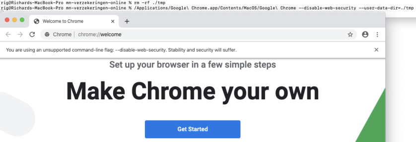 Disable Web Protection Disable web security in Chrome – Olrichs.com